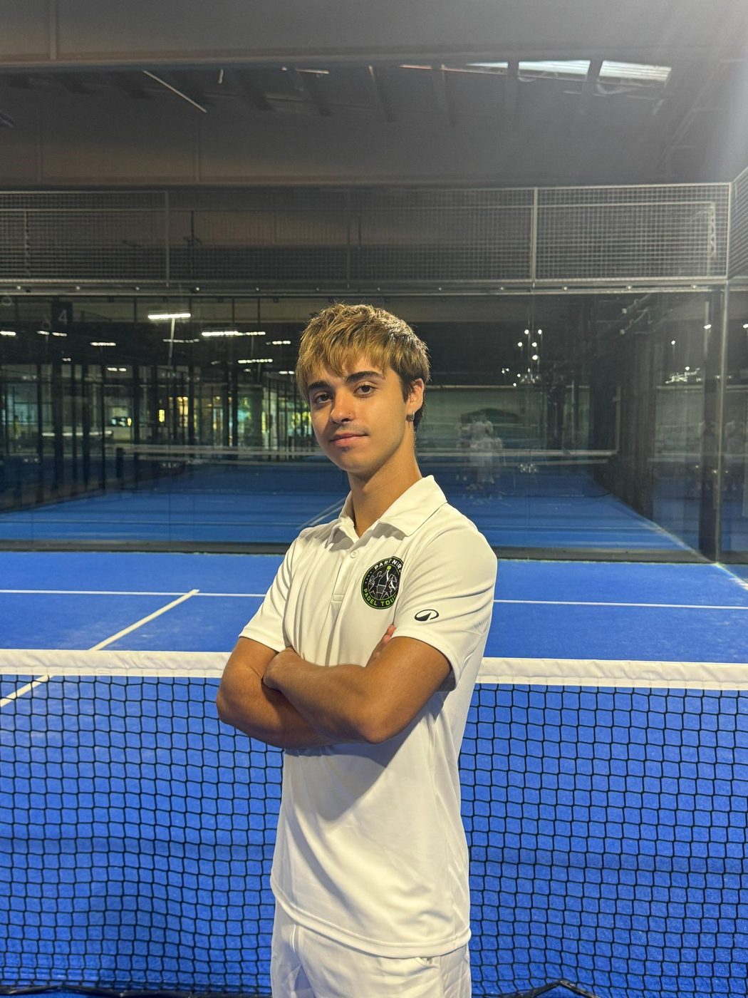 Jugador del circuito Partners Padel Tour en pista